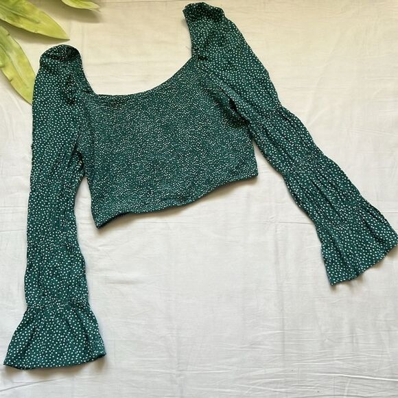 NWT Francesca’s Collection Crop Boho Top - Picture 2 of 7